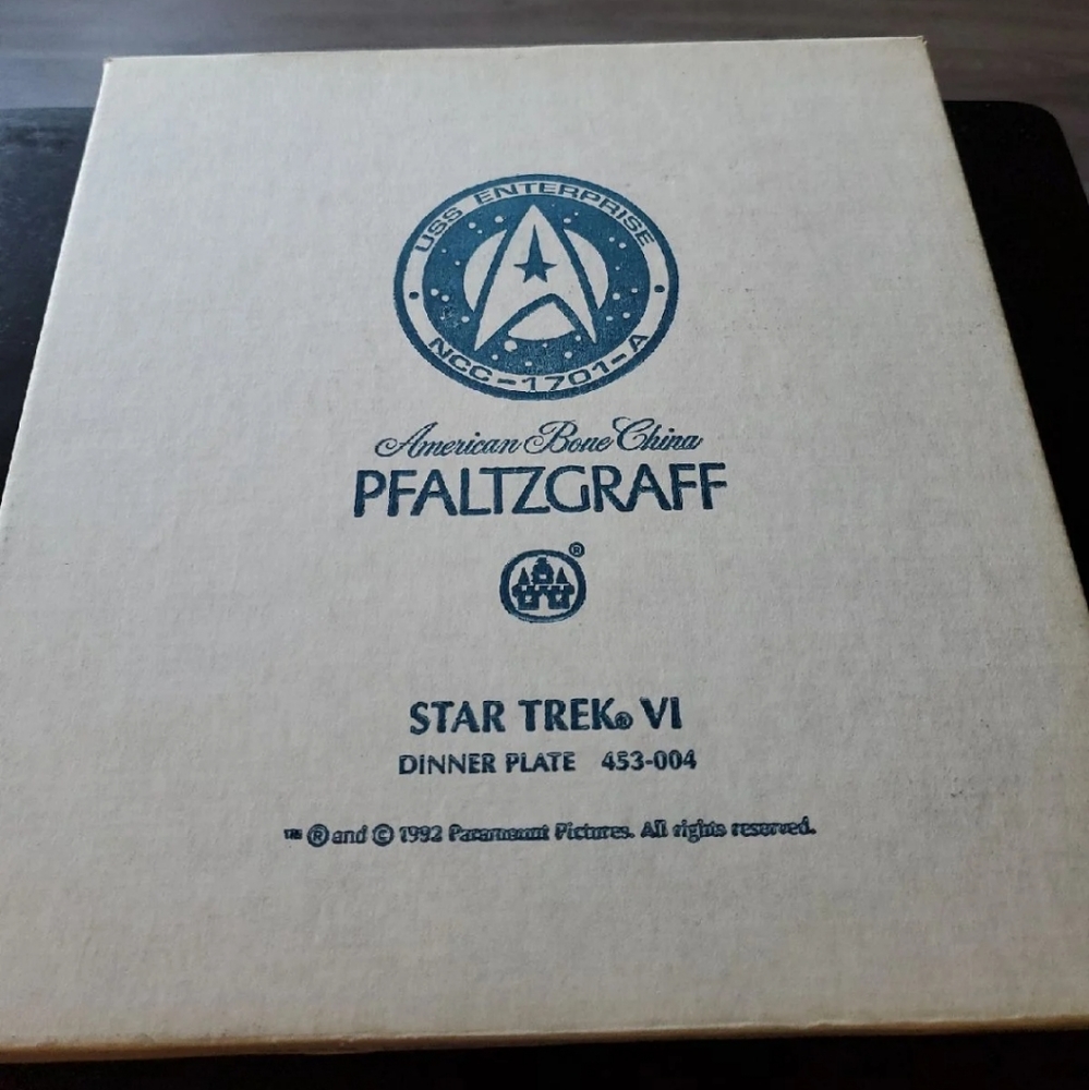 Star Trek Pfaltzgraff Plate & Coffee Mug - Picture 8 of 8